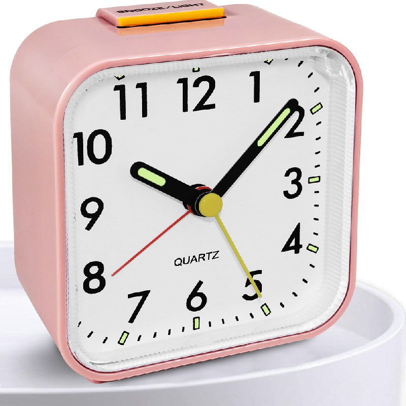 SilentGlow - Stille Analoog Wekker met Snoozefunctie