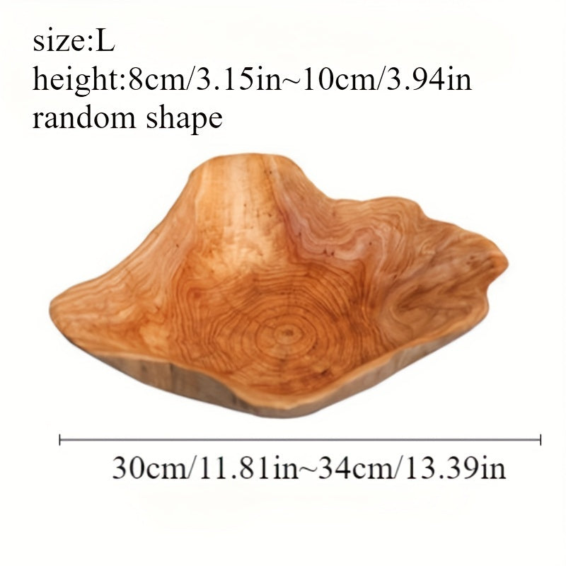 OctaWood-Fruitkom - Achthoekige Massief Houten Kom voor Thuis & Restaurant