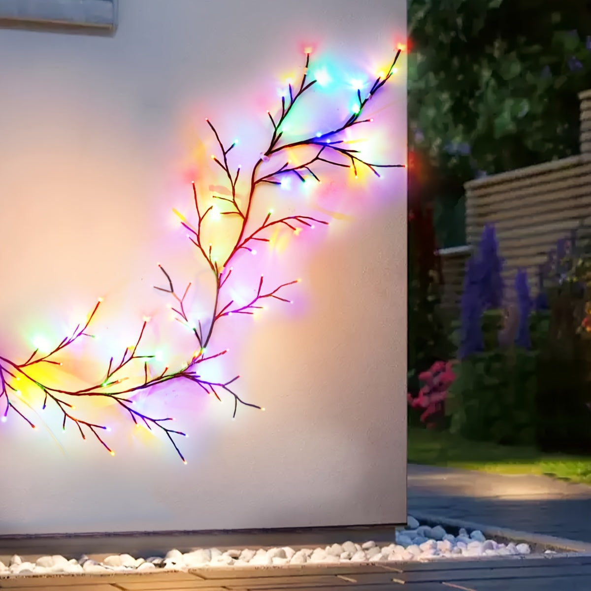 SolarWillow - 1.8m Flexible Solar String Light with Warm LED Lighting and 8 Modes