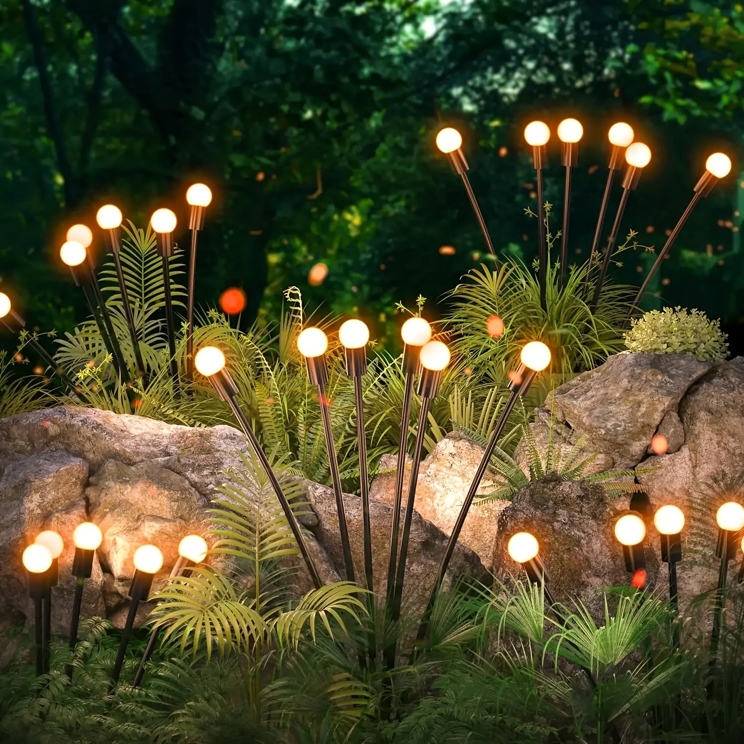 SolarFirefly - LED Garden Decoration Firefly Lights, Waterproof Outdoor Lighting