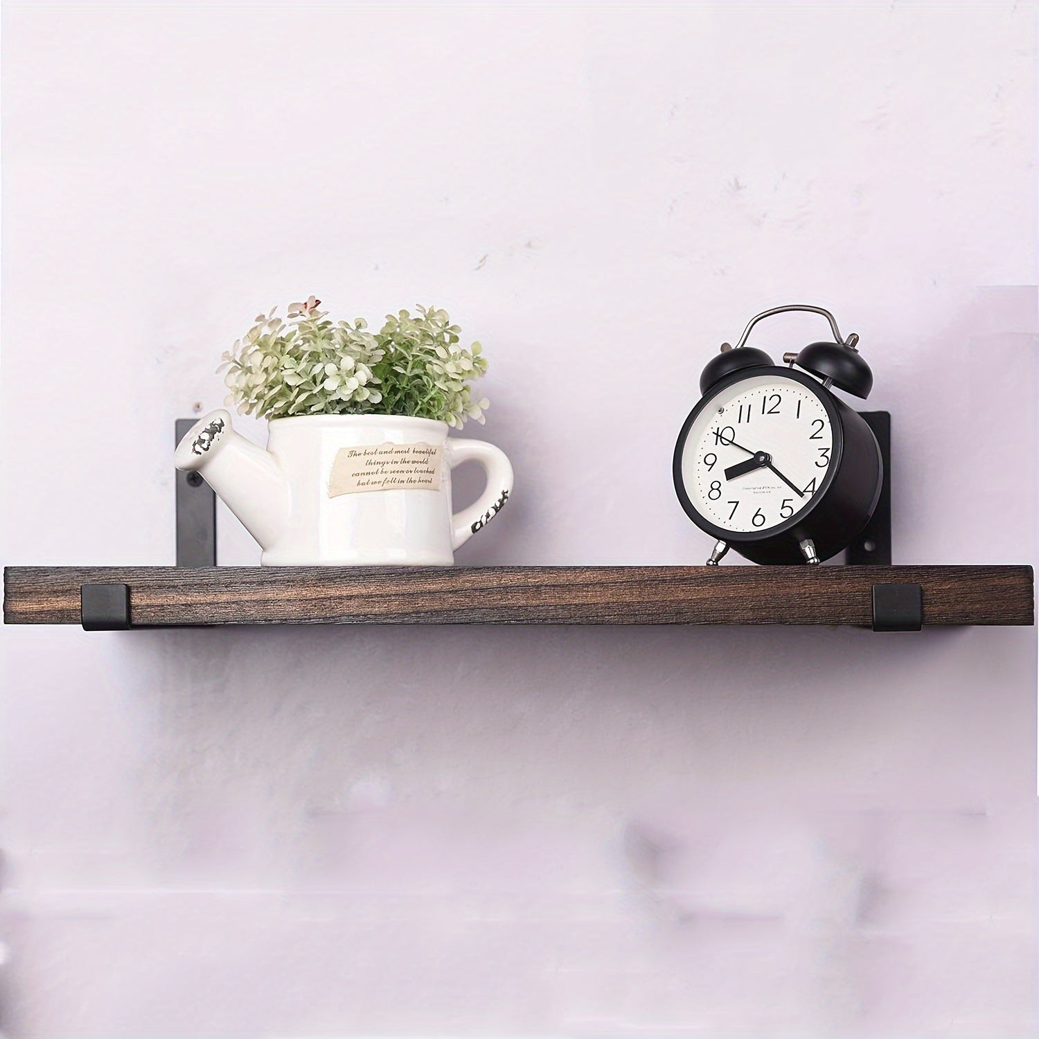 RusticShelf - Set Van 4 Zwevende Houten Wandplanken