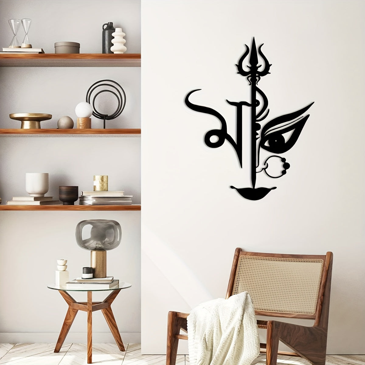 DurgaWandkunst - Grote IJzeren Decoratie