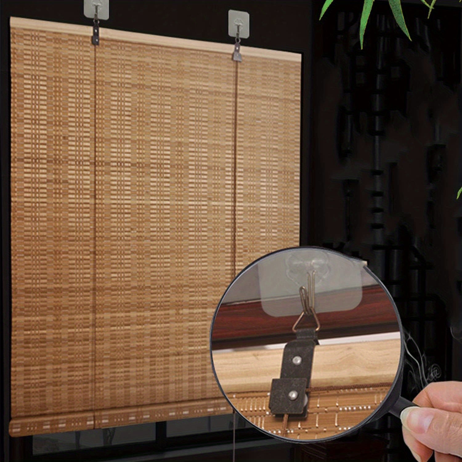 Tenda a Rullo Bamboe - Tenda Decorativa per Interni ed Esterni, Arrotolabile
