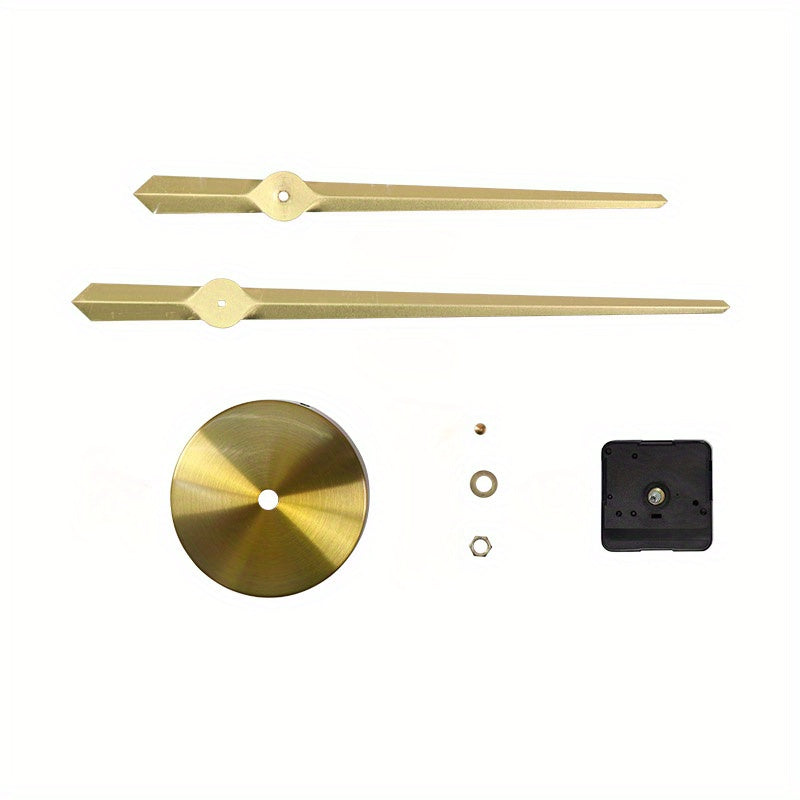 Reloj de pared DIY con esfera metálica - Movimiento silencioso para decoración del hogar