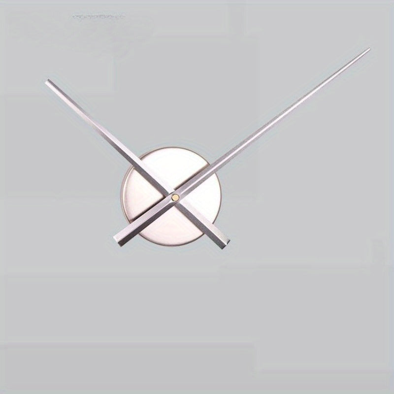 Reloj de pared DIY con esfera metálica - Movimiento silencioso para decoración del hogar