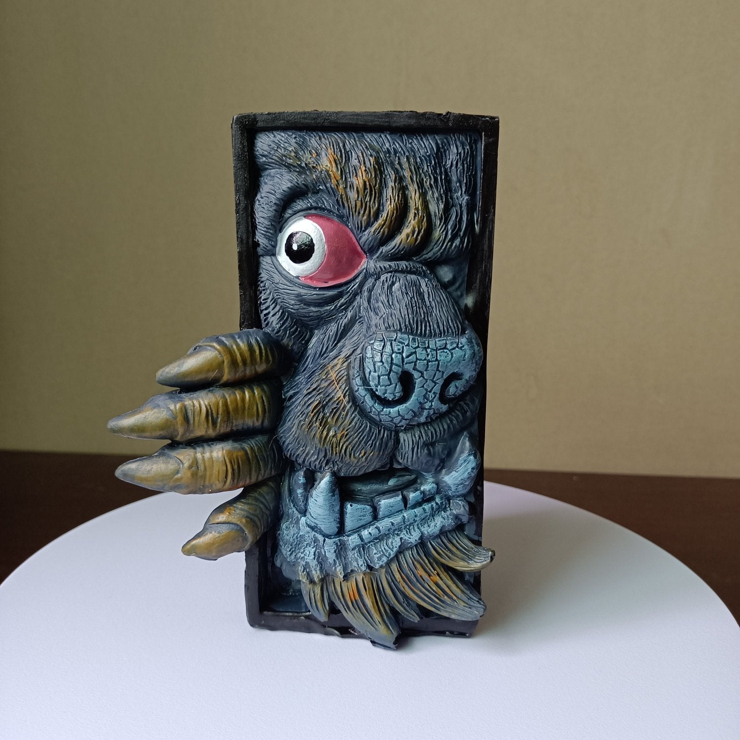 MonsterBookend - Fermalibri Mostro Horror 3D per Decorazione Casa
