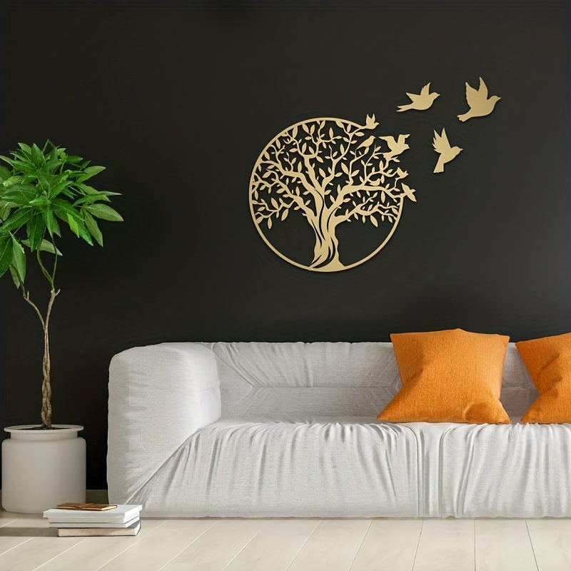 DecoTree - Metalen Wanddecoratie Boom des Levens