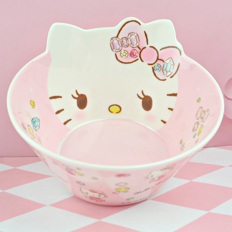 KittyFresh - Vershoudbak - Schattig Polyresin Ontwerp voor Salades & Noedels