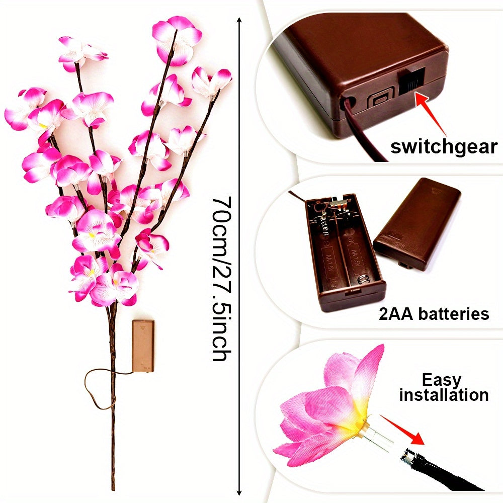 OrchidGlow - Phalaenopsis Orchidee met 20 LED's voor Binnendecoratie