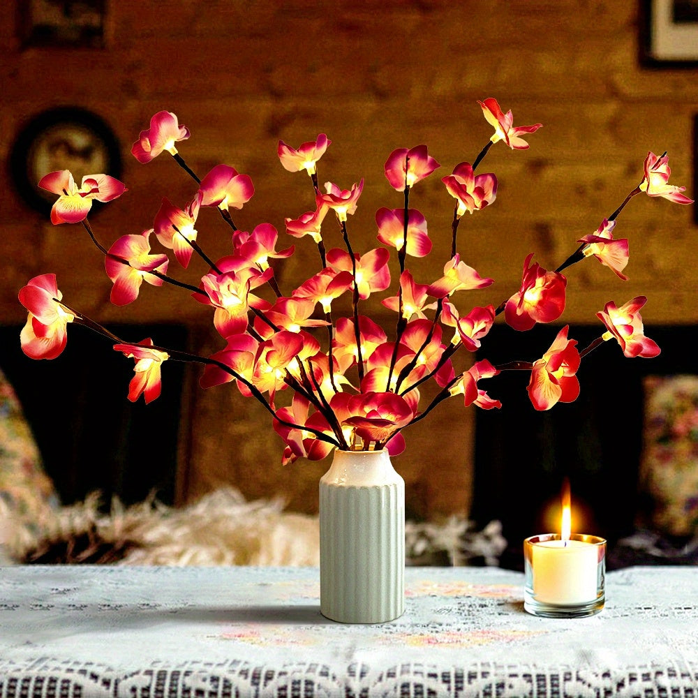 OrchidGlow - Phalaenopsis Orchidee met 20 LED's voor Binnendecoratie