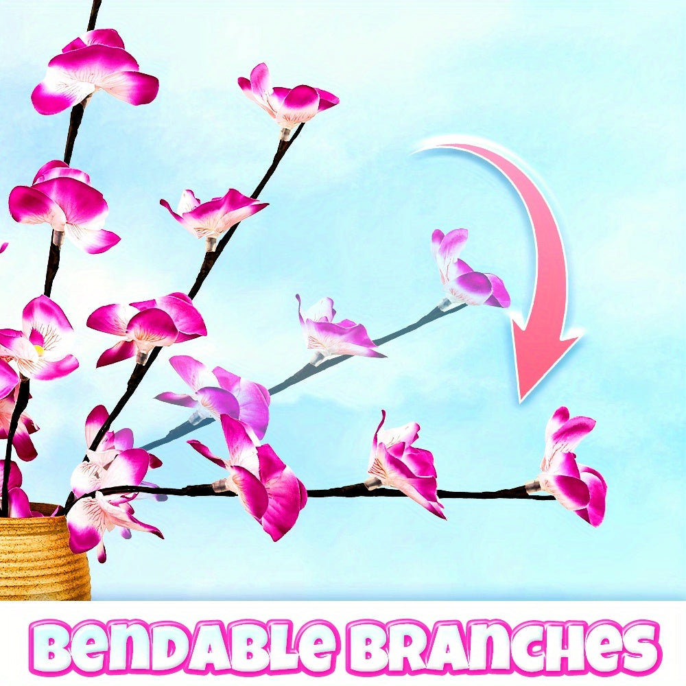 OrchidGlow - Phalaenopsis Orchidee met 20 LED's voor Binnendecoratie