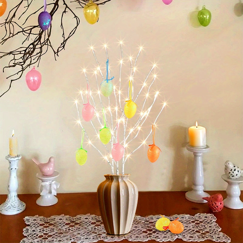 BranchGlow - Lámpara de pie Majisu LED Tak, 69,85 cm, 20 LED Blanco cálido