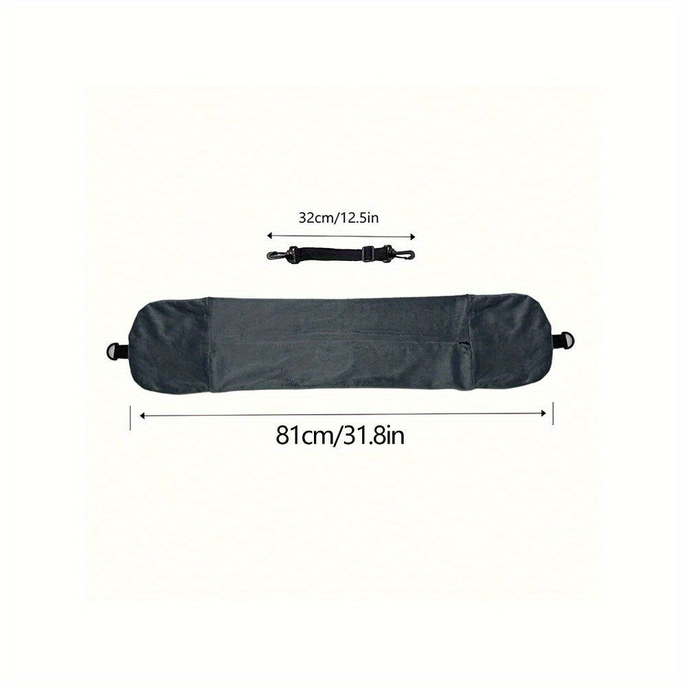 Cuscino da viaggio - Cuscino da collo regolabile in poliestere con borsa per il trasporto, leggero e confortevole