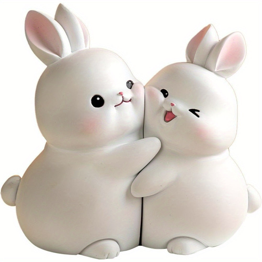 BunnyBookends - Set di 2 fermalibri coniglietti carini