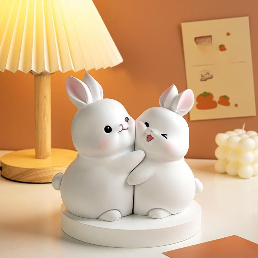 BunnyBookends - Set di 2 fermalibri coniglietti carini