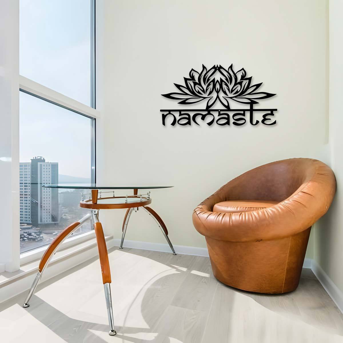 YogaLogo - Metalen Buitensculptuur 30,0 cm