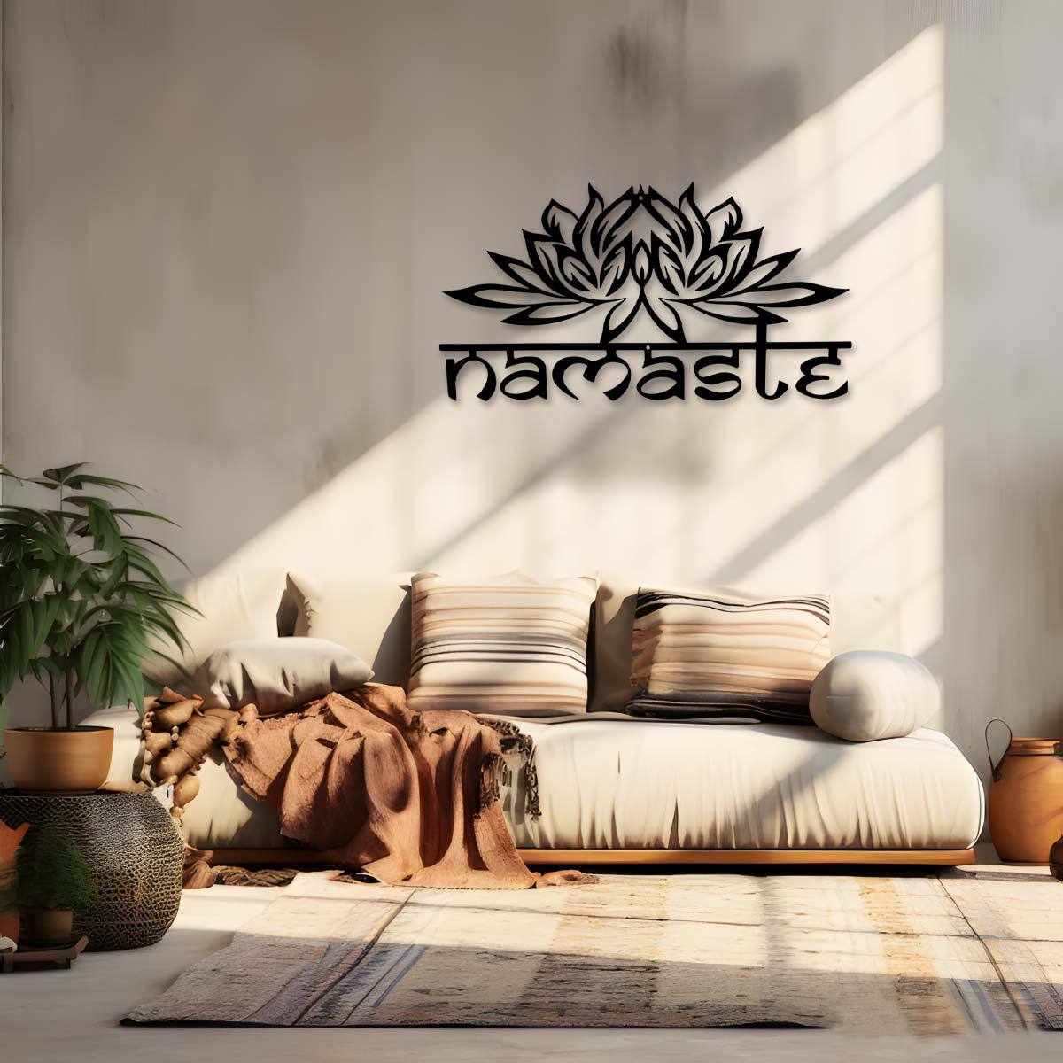 YogaLogo - Metalen Buitensculptuur 30,0 cm