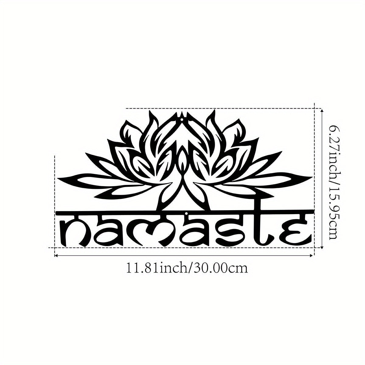 YogaLogo - Metalen Buitensculptuur 30,0 cm