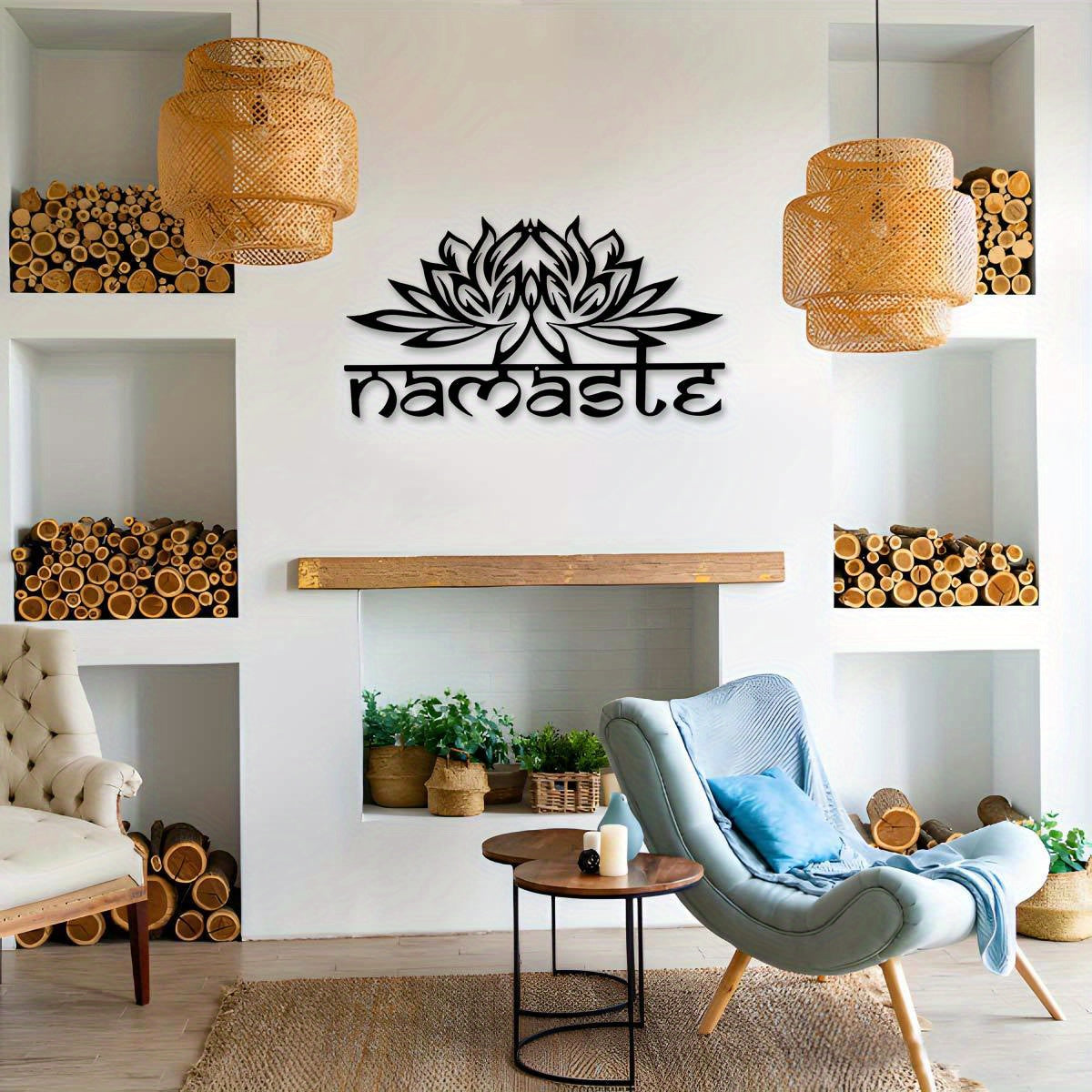 YogaLogo - Metalen Buitensculptuur 30,0 cm