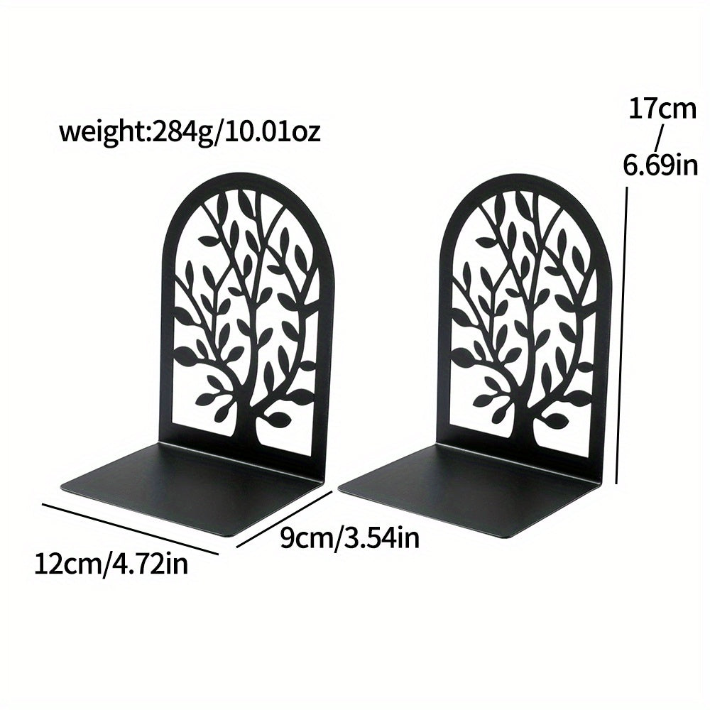 TreeLife - Fermalibri Albero della Vita Classico in Ferro con Verniciatura a Polvere per Ufficio e Casa