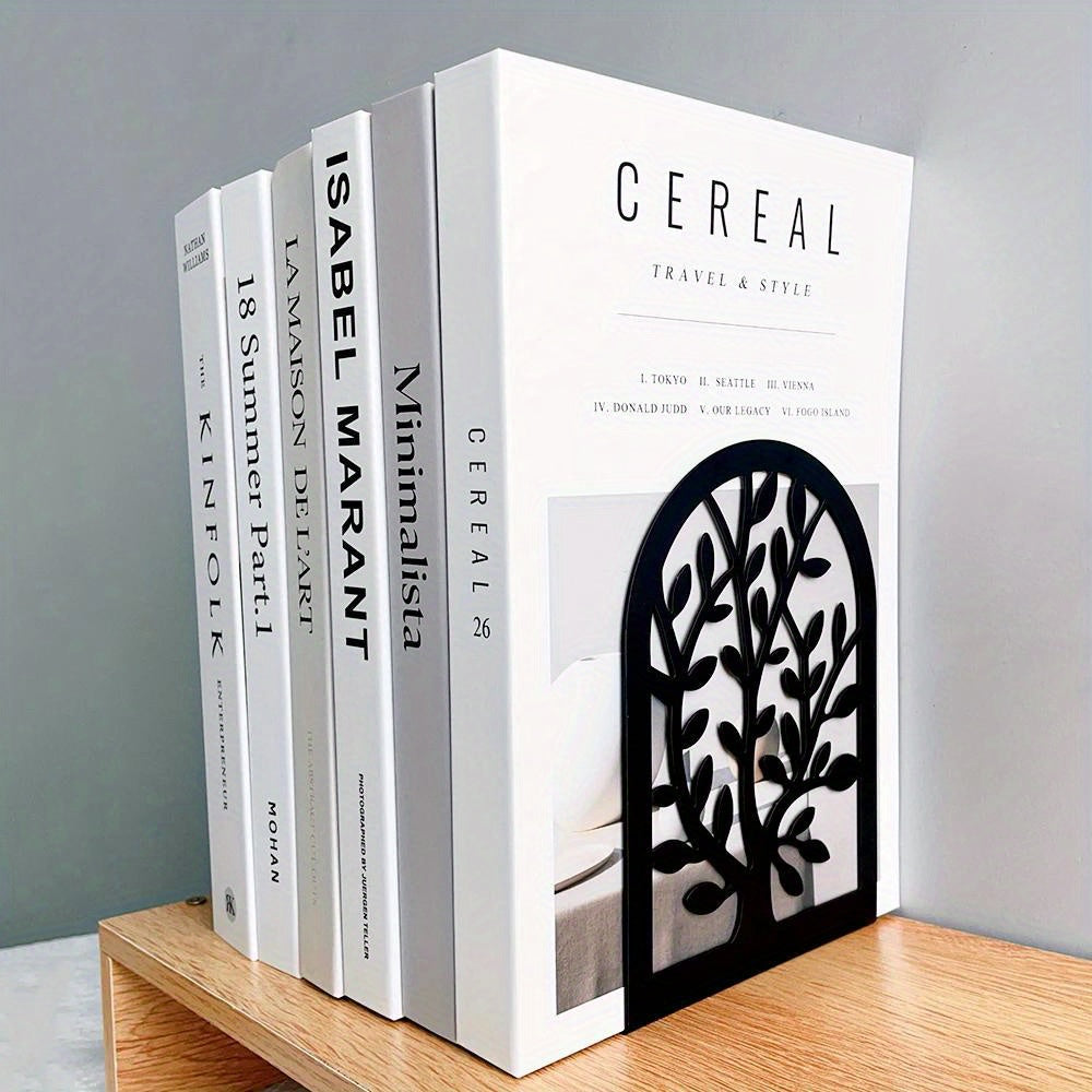 TreeLife - Fermalibri Albero della Vita Classico in Ferro con Verniciatura a Polvere per Ufficio e Casa