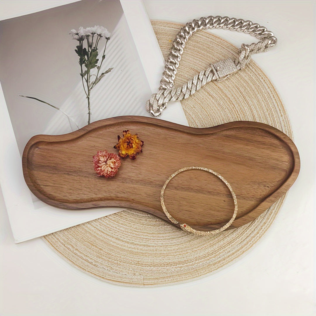 AcaciaTray - Rechthoekige Sieradenschaal van Acaciahout