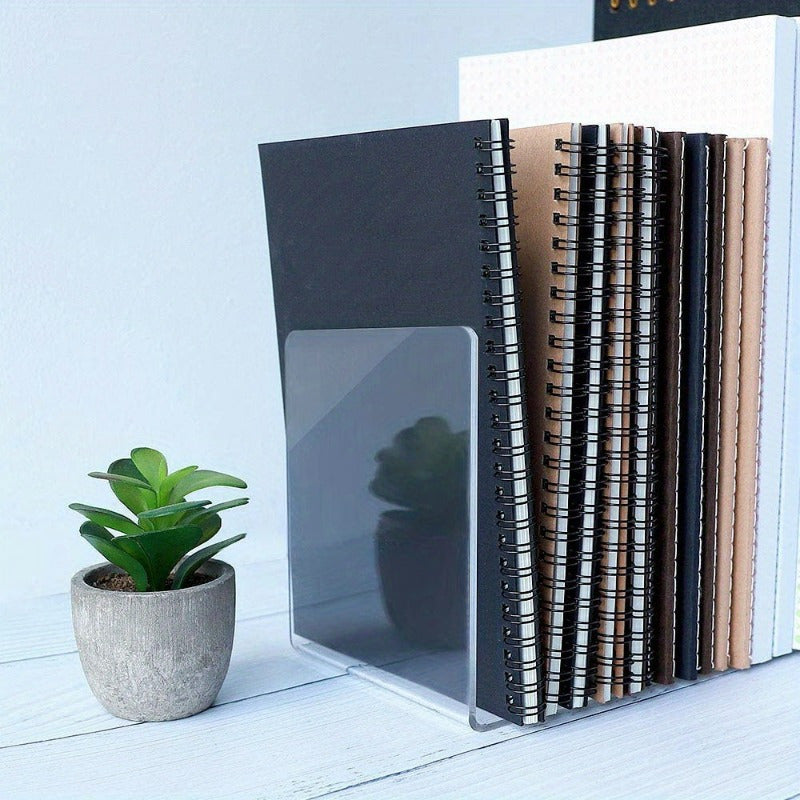 Elegante Fermalibri in Acrilico - Supporto Trasparente Antiscivolo per Libri e Riviste