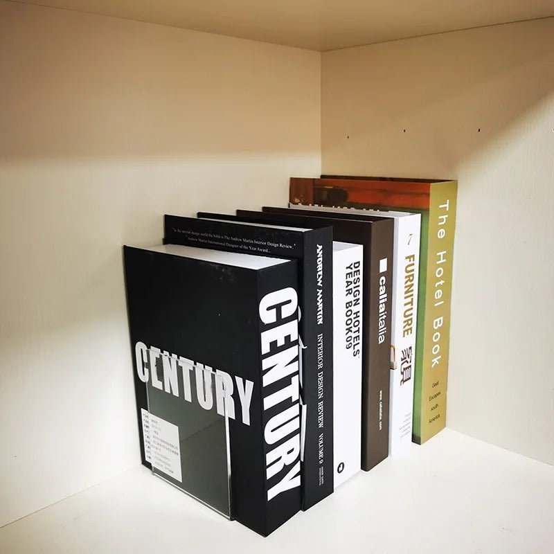 Elegante Fermalibri in Acrilico - Supporto Trasparente Antiscivolo per Libri e Riviste