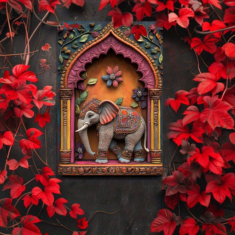 ElephantWall - Aluminium Olifant Muurkunst Set