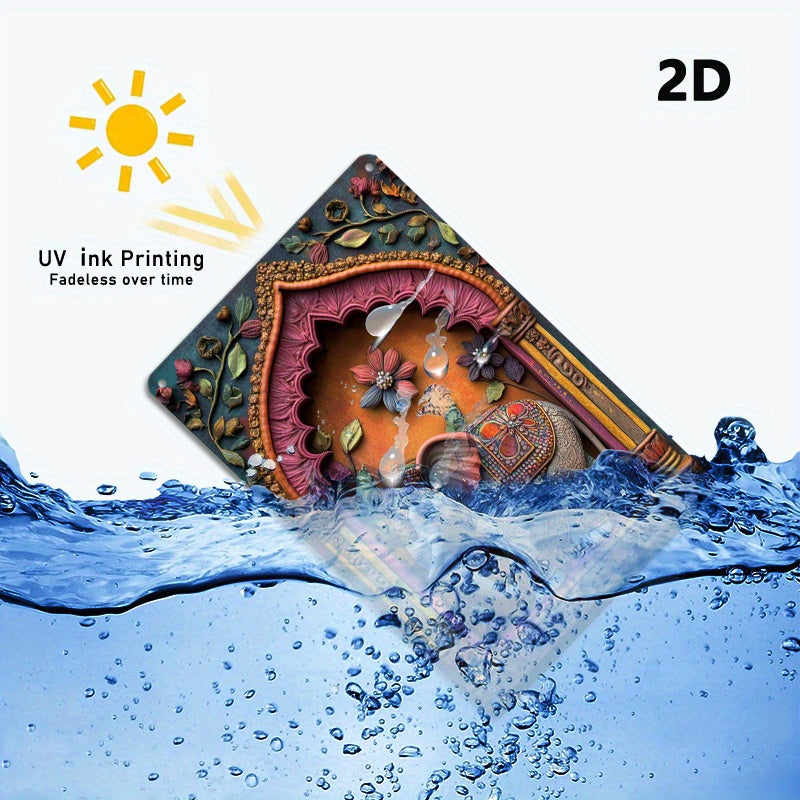 ElephantWall - Aluminium Olifant Muurkunst Set