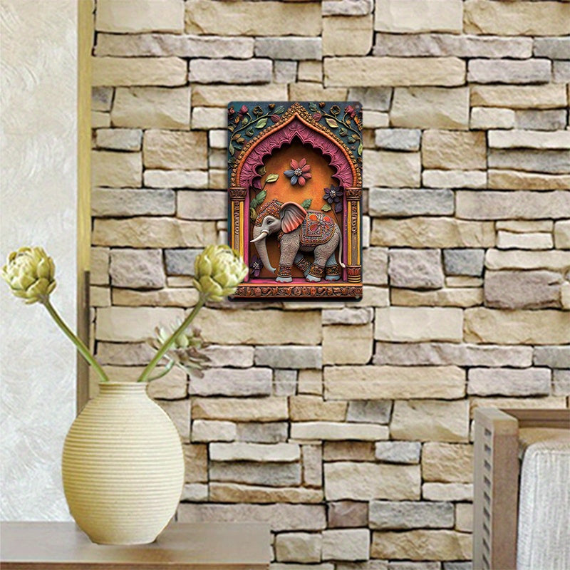 ElephantWall - Aluminium Olifant Muurkunst Set