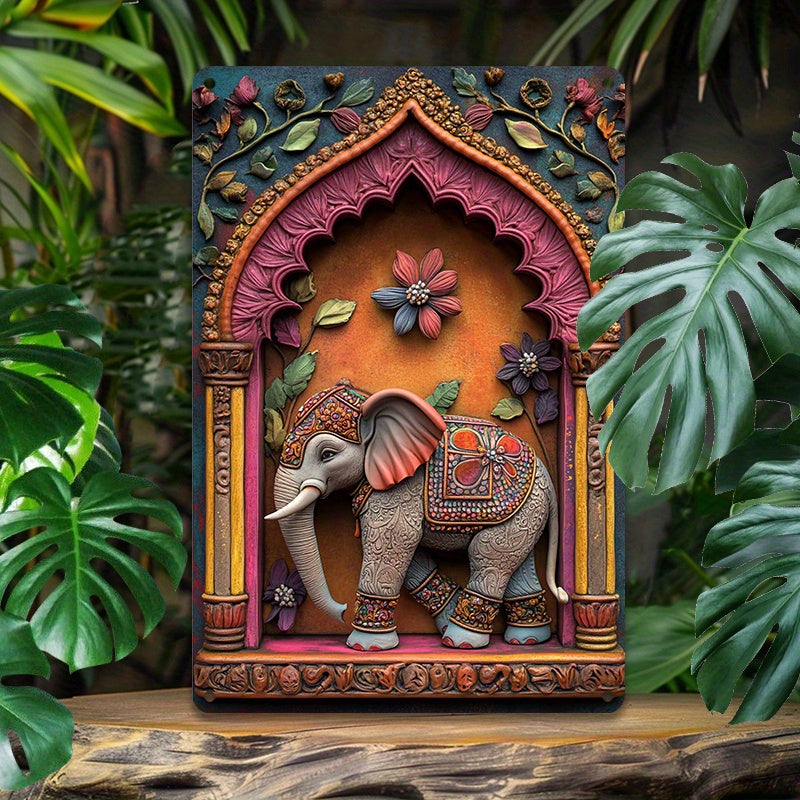 ElephantWall - Aluminium Olifant Muurkunst Set