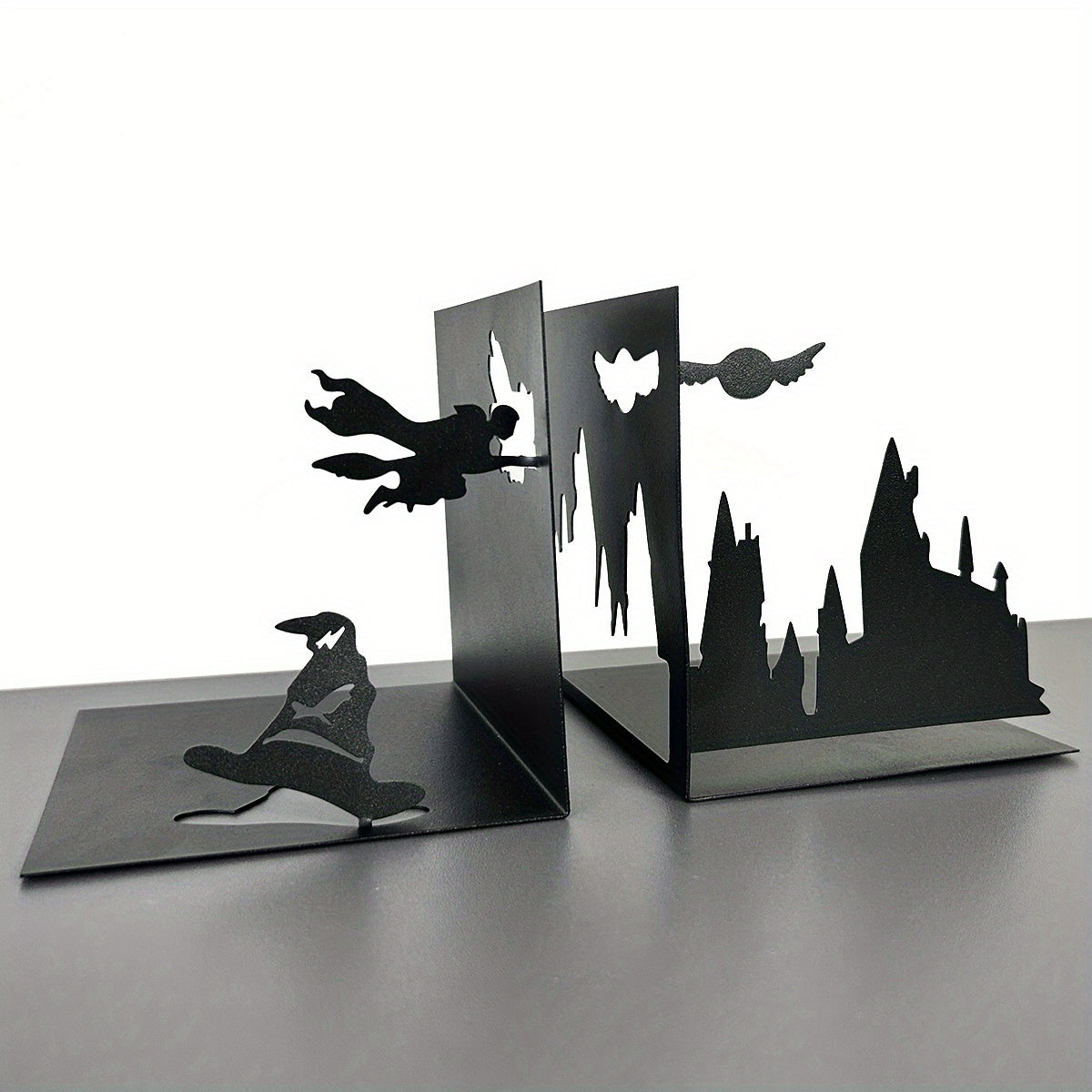 Fermalibri in metallo contemporaneo - Supporto decorativo per libri per casa e festività