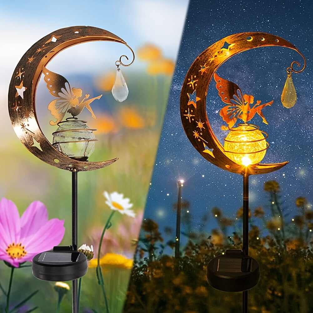 MoonLicht - Incantevole Lampada da Giardino Sole-Luna, Impermeabile e a Risparmio Energetico