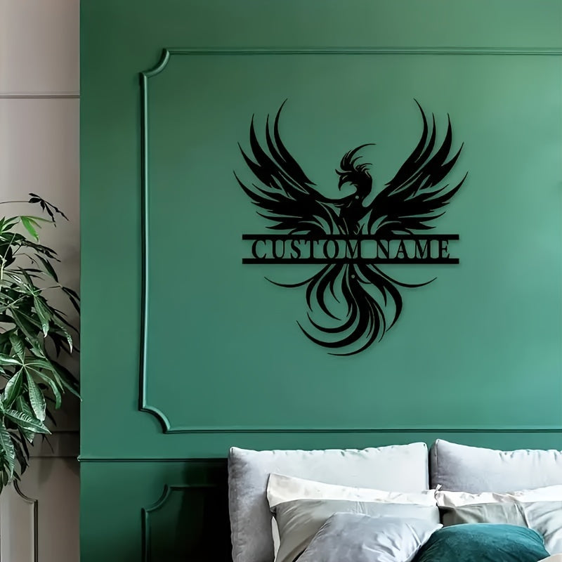 PhoenixArt - Aanpasbare Phoenix Metal Wandkunst