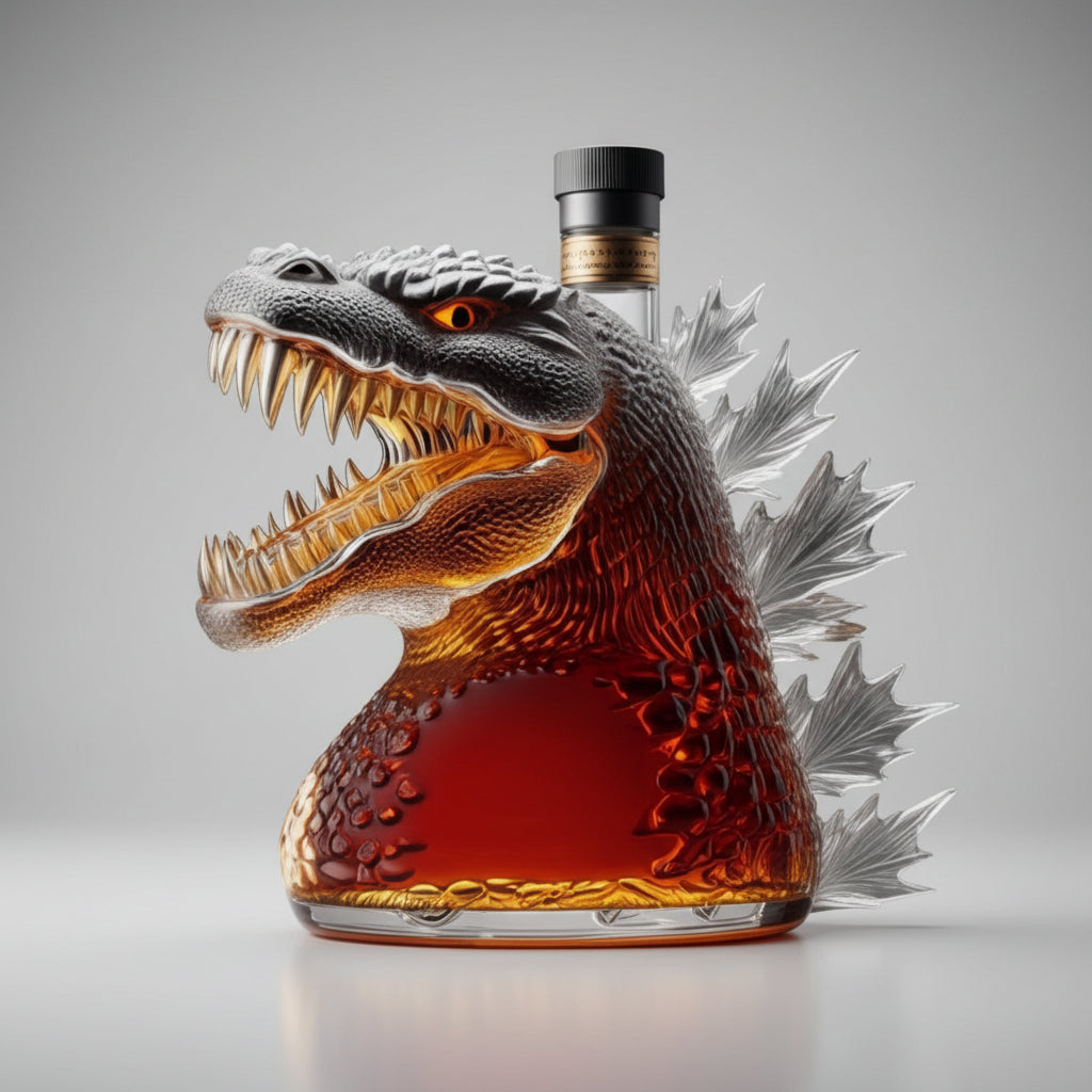 Funfany Godzilla Whiskey Bottle