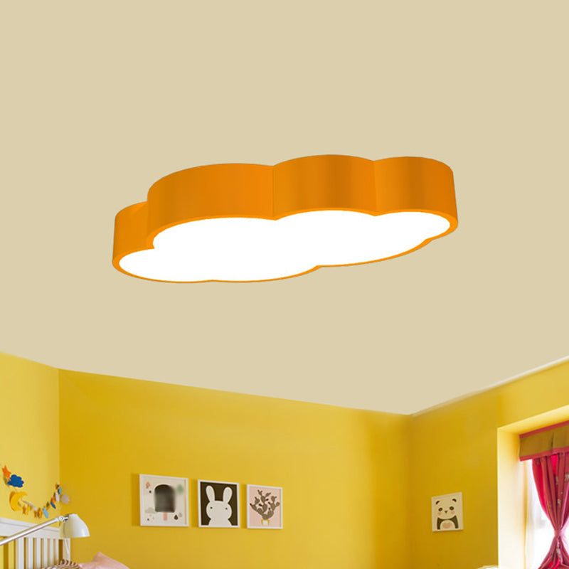 WolkPlafond - Lámpara de techo LED para habitación infantil en rojo/amarillo/azul