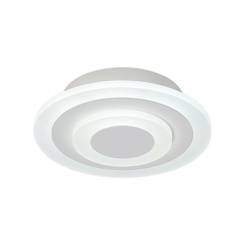 Lámpara de techo LED redonda/cuadrada - Acrílico moderno