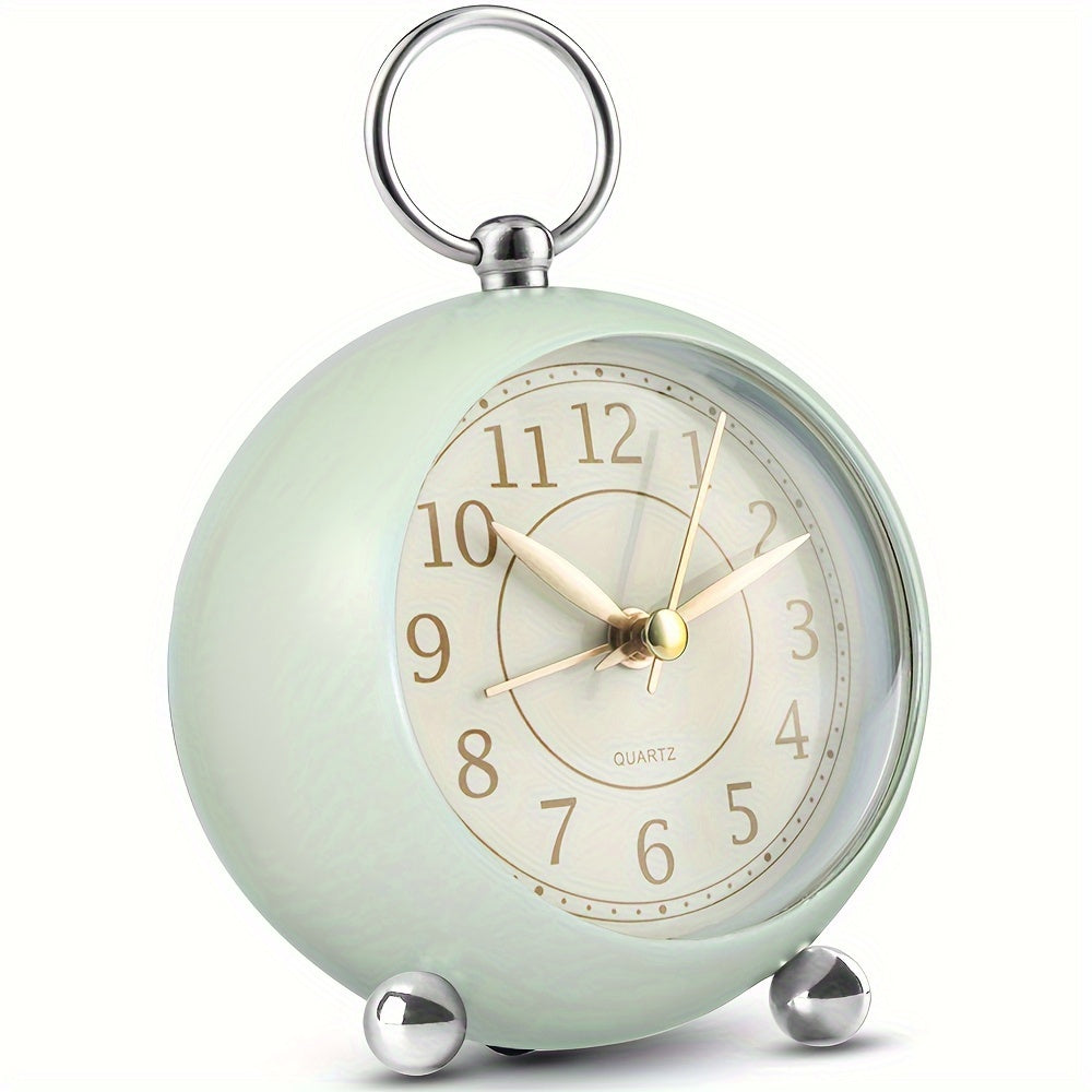 RetroTime - Geluidloze Analoge Wekker met Nachtlicht