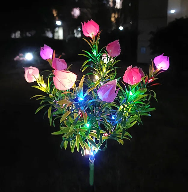 SolarGardenia - Solar Energy LED Garden Lighting – Weatherproof Outdoor Lamp for Garden, Balcony & Terrace