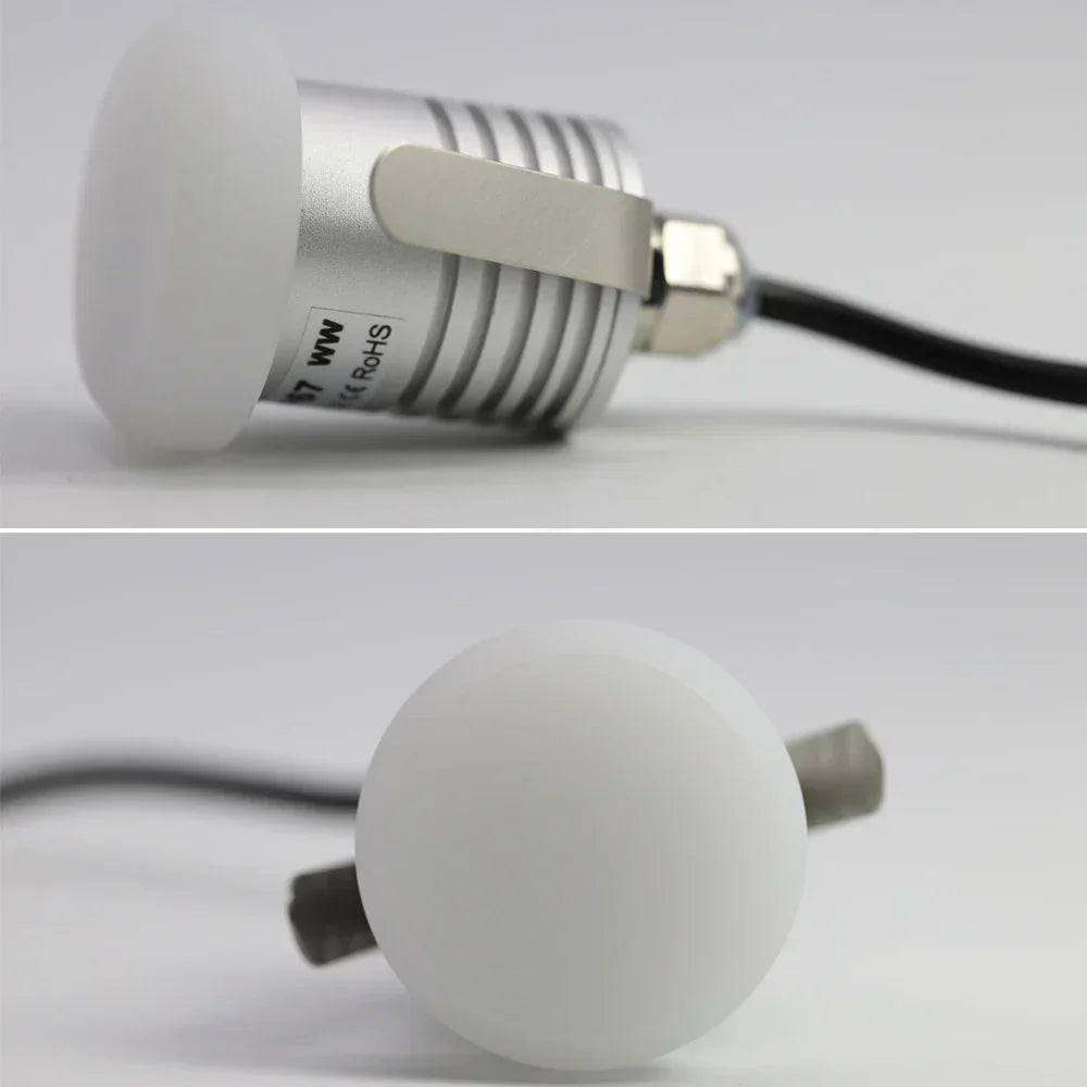 LumiGlow – Lampada da parete LED rotonda per interno ed esterno – a risparmio energetico e resistente alle intemperie