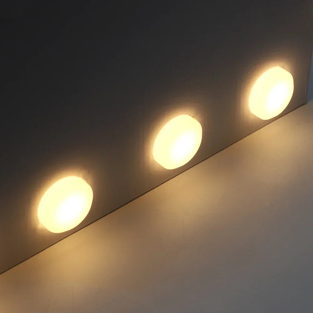 LumiGlow – Lampada da parete LED rotonda per interno ed esterno – a risparmio energetico e resistente alle intemperie