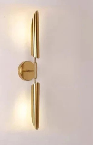 GoldenGlow – Lámpara de pared LED minimalista para sala y dormitorio