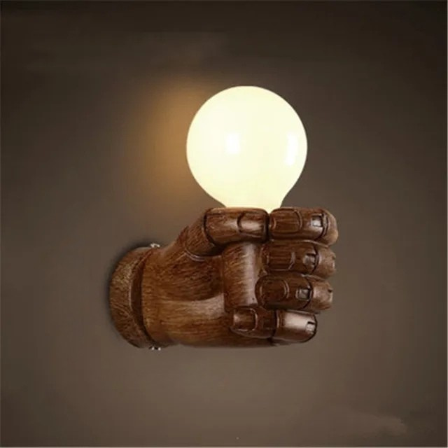 IndustrialGlow - Lámpara de pared en estilo industrial de metal – Lámpara LED vintage