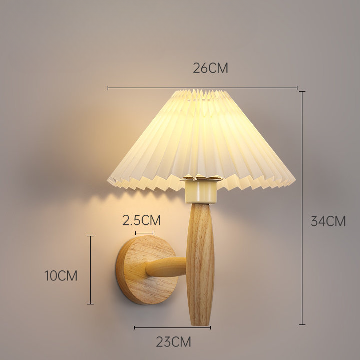 EikenLicht - Stijlvolle Houten Wandlamp
