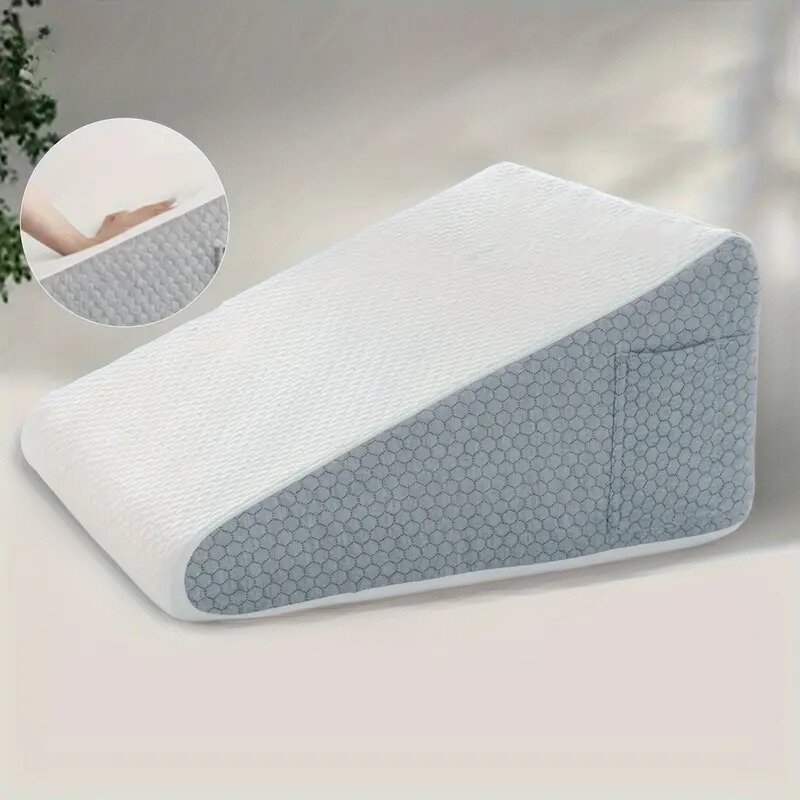 SleepAlign - Cuscino per il collo rinfrescante in memory foam con fodera lavabile