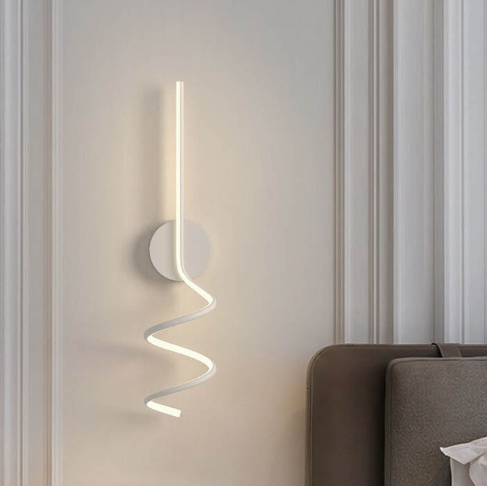 Minimalist Creative Arcs Lines LED Wall Lamp with 1 Light