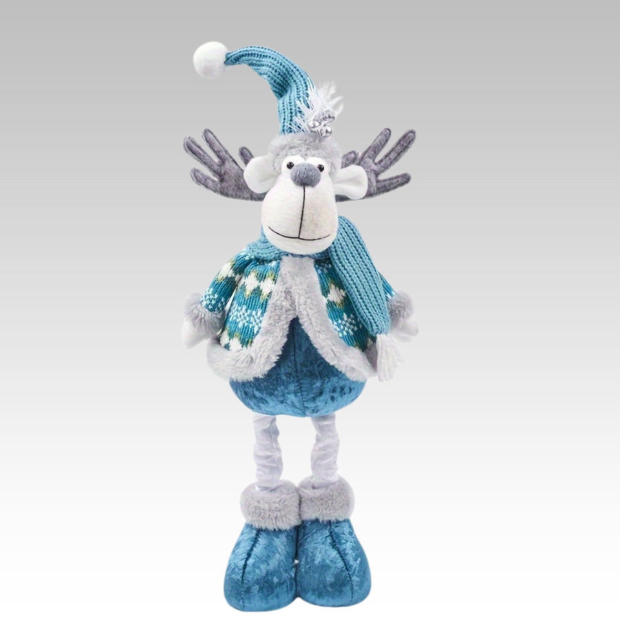 FestiveStijl - Grote Kerstdecoratieset (Kerstman, Rendier, Sneeuwpop & Kabouter)