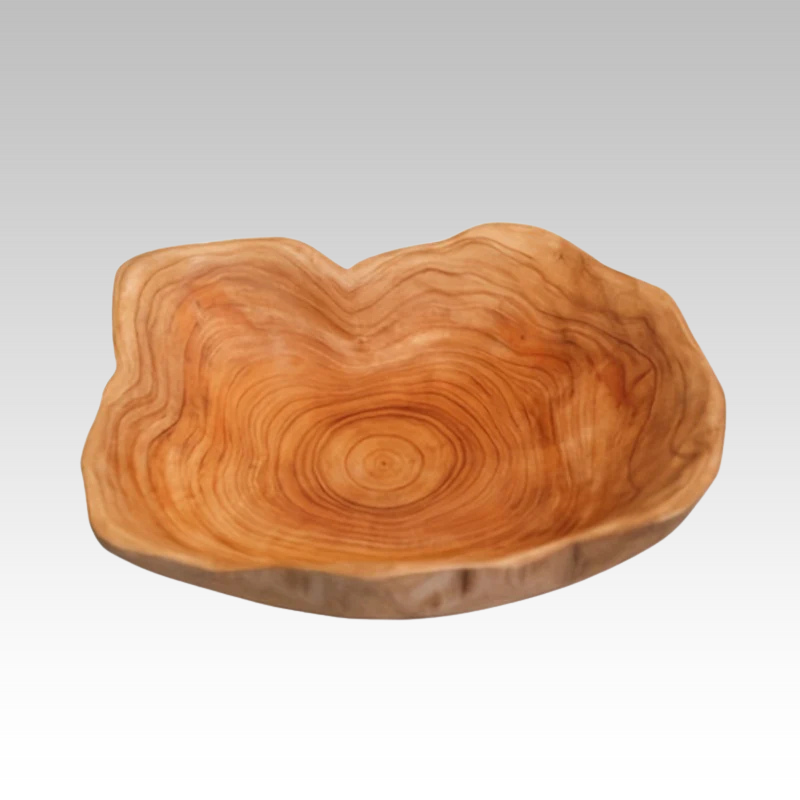 OctaWood-Fruitkom - Achthoekige Massief Houten Kom voor Thuis & Restaurant