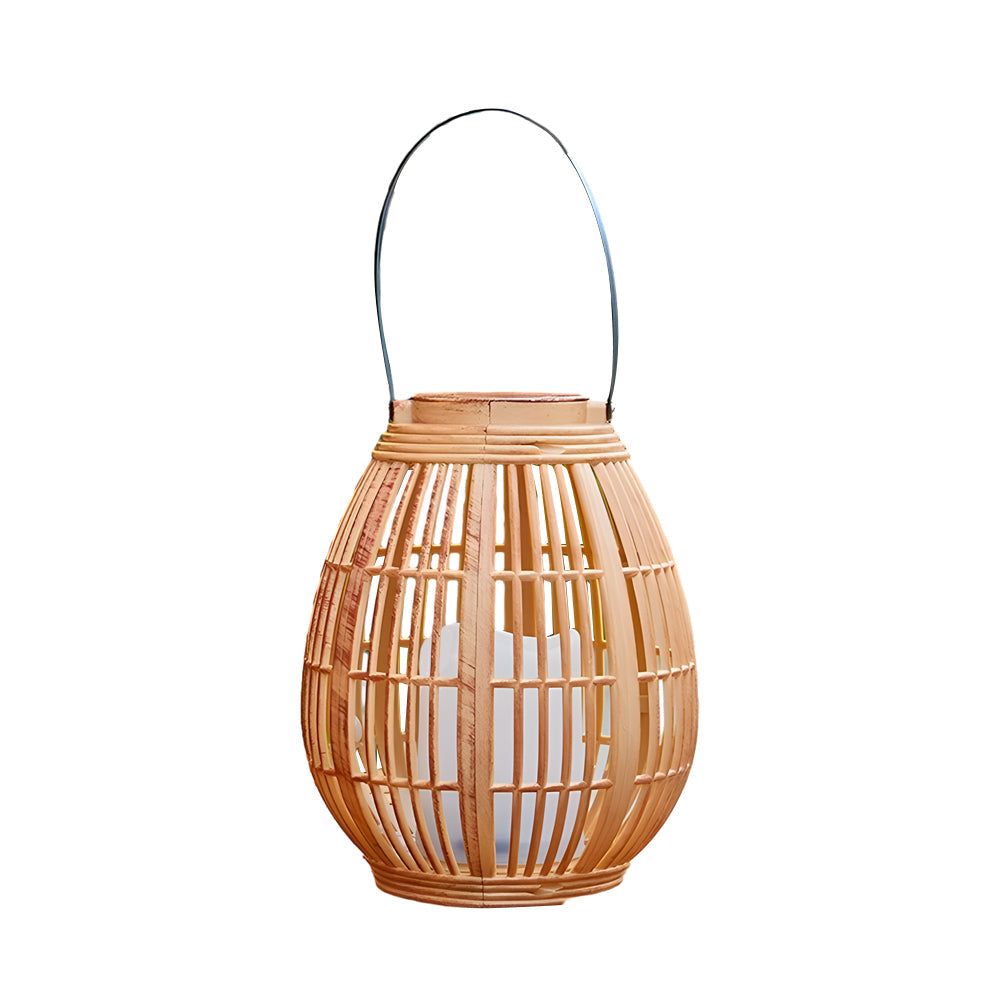 Paquete de 1 Candelabro Portátil Impermeable Linternas Solares para Exterior